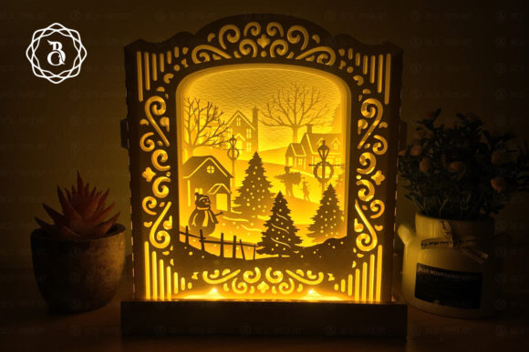 Christmas 3D SVG Card Adds Festive Charm to Local Branding