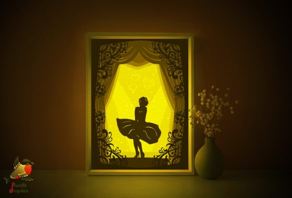 Marilyn Monroe Shadow Box Template: 3D SVG Review