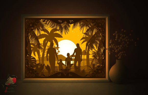 Mother’s & Father’s Day Gift Shadow Box: A 3D SVG Design for Warmth and Visual Storytelling